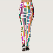 Rechtecke und Streifen Leggings (Rückseite)
