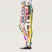 Rechtecke und Streifen Leggings (Links)