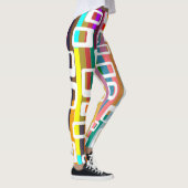 Rechtecke und Streifen Leggings (Rechts)