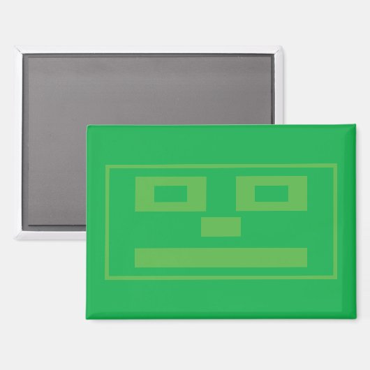 Rechteckig Magnet (Vorderseite/Rückseite)
