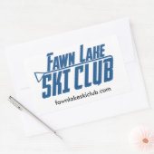 rechteckige Aufkleber (Umschlag)