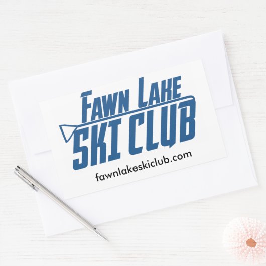 rechteckige Aufkleber (Umschlag)