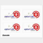 Rechteckige Aufkleber (Blatt)