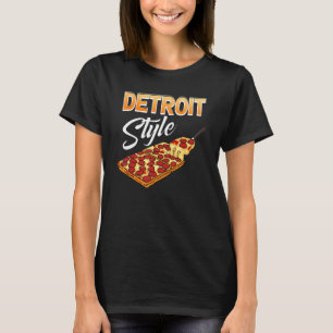 Rechteckige dicke Kruste Essen Michigan Detroit St T-Shirt