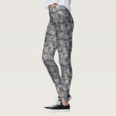 Rechteckige Formate von grauen und dunklen Flecken Leggings (Links)