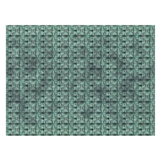 Rechteckige Formen in dunkel und gepunktet grün Tischdecke (Vorderseite (Horizontal))
