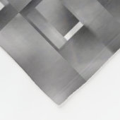 Rechteckige Formen von grauer Farbe und dunklen Fl Fleecedecke (Ecke)