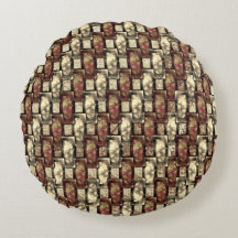 Rechteckige, gepunktete, braune, goldfarbene Schni