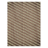 Rechteckige, gepunktete, goldbraune Stücke Tischdecke (Vorderseite)