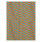 Rechteckige, geschnitzte und gefärbte Teller, Oran Tischdecke (Vorderseite)