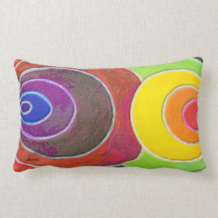 Rechteckige Kissen-Regenbogen-Spiralen Lendenkissen