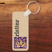 Rechteckige mythische Kreaturen Dekorative Hauptst Schlüsselanhänger (Rückseite)