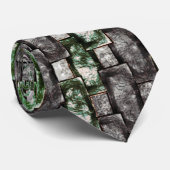 Rechteckige Plaques, geschnitzt und gefärbt, grau Krawatte (Gerollt)