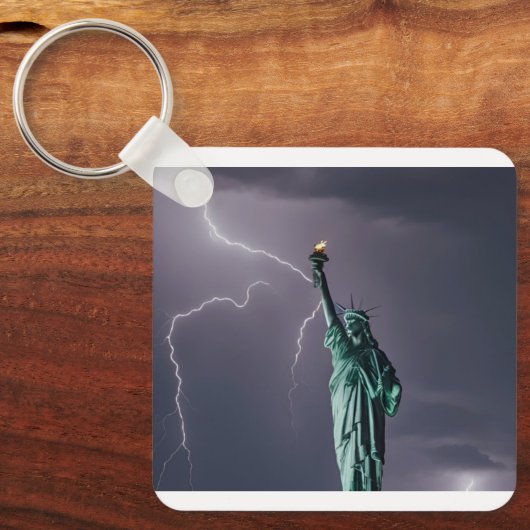 Rechteckige Schlüsselanhänger-Statue Schlüsselanhänger (Vorderseite)