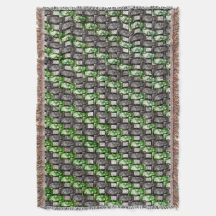 Rechteckige Schnitte und gefärbte, graugrüne Decke