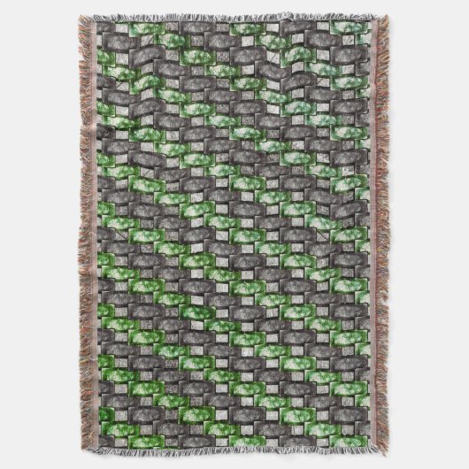 Rechteckige Schnitte und gefärbte, graugrüne Decke (Vorderseite Vertikal)