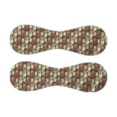 Rechteckige Schnitzereien und gepunktet, goldgelb Baseball (Paneele)