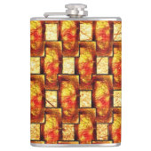 rechteckige Teller, gekrempelt und gebeizt Flachmann (Vorderseite)