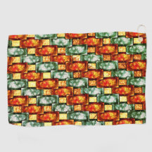 Rechteckige Teller, geschnitzt und gefärbt, rot gr