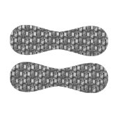 Rechteckige Teller geschnitzt und gefärbt, schwarz Baseball (Paneele)