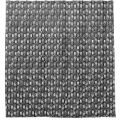 Rechteckige Teller geschnitzt und gefärbt, schwarz Duschvorhang (Vorderseite)