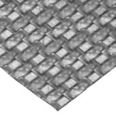 Rechteckige Teller geschnitzt und gefärbt, schwarz Tischdecke (Schrägansicht)