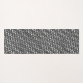 Rechteckige Teller geschnitzt und gefärbt, schwarz Yogamatte (Rückseite (Horizontal))