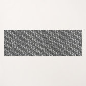 Rechteckige Teller geschnitzt und gefärbt, schwarz Yogamatte (Vorderseite (Horizontal))