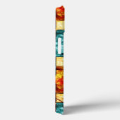 Rechteckige Teller, geschnitzt und gefärbt, Zyanor Case-Mate iPhone Hülle (Rückseite / Rechts)