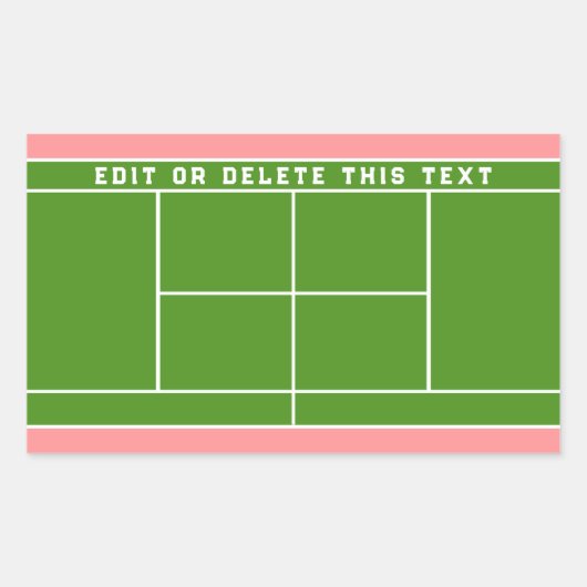 Rechteckiger Aufkleber (Vorderseite)