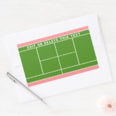 Rechteckiger Aufkleber (Umschlag)