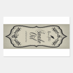  RECHTECKIGER AUFKLEBER