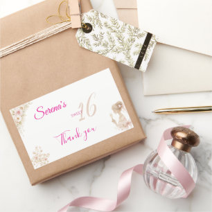  RECHTECKIGER AUFKLEBER