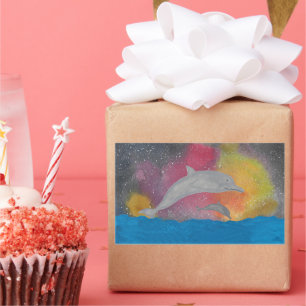  RECHTECKIGER AUFKLEBER