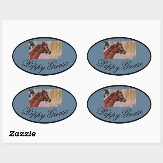 Rechteckiger Aufkleber aus Mohnfett (Blatt)