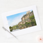 rechteckiger Aufkleber Beynac-et-Cazenac und Dordo (Umschlag)