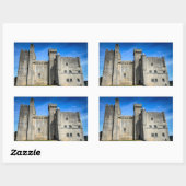 Rechteckiger Aufkleber Schlosses Chateau de Beynac (Blatt)