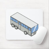 Rechteckiger Bus Mousepad (Mit Mouse)