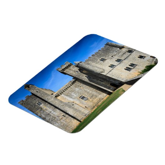 rechteckiger Chateau de Beynac Magnet (Linke Seite)