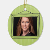 Rechteckiger handdrawn Bilderrahmen Keramikornament (Links)