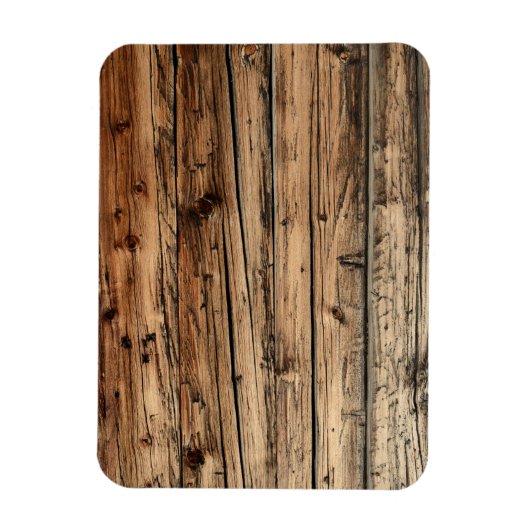 Rechteckiger Magnet aus Eichenholz (Vertikal)