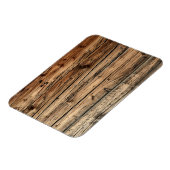 Rechteckiger Magnet aus Eichenholz (Linke Seite)