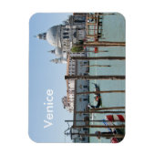Rechteckiger Venedig-Magnet mit Text Magnet (Vertikal)