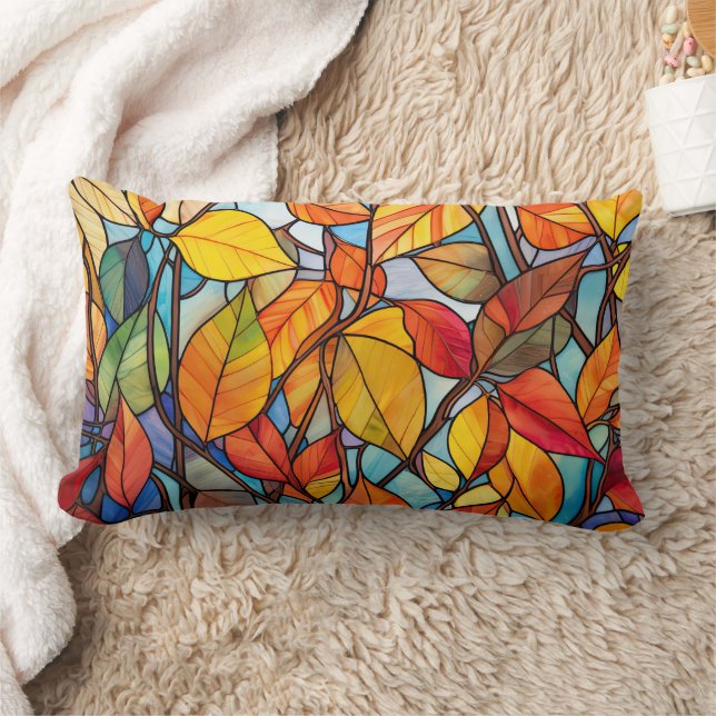 Rechteckiges Fallleaf-Kissen Lendenkissen (Decke)