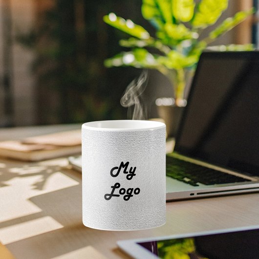 Rechteckiges Logo für das Silbergeschäft Kaffeetasse