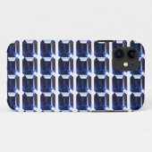 Rechteckiges Sapphire Blue Case-Mate iPhone Hülle (Rückseite (Horizontal))