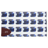 Rechteckiges Sapphire Blue Kissenbezug (Vorderseite-Rechts)