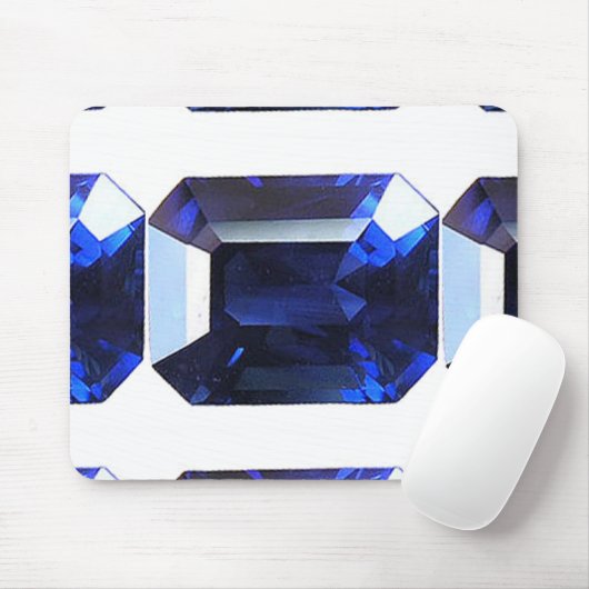 Rechteckiges Sapphire Blue Mousepad (Mit Mouse)