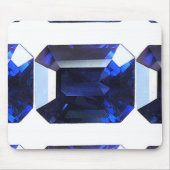 Rechteckiges Sapphire Blue Mousepad (Vorne)