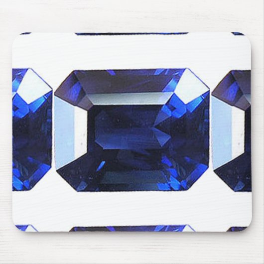 Rechteckiges Sapphire Blue Mousepad (Vorne)
